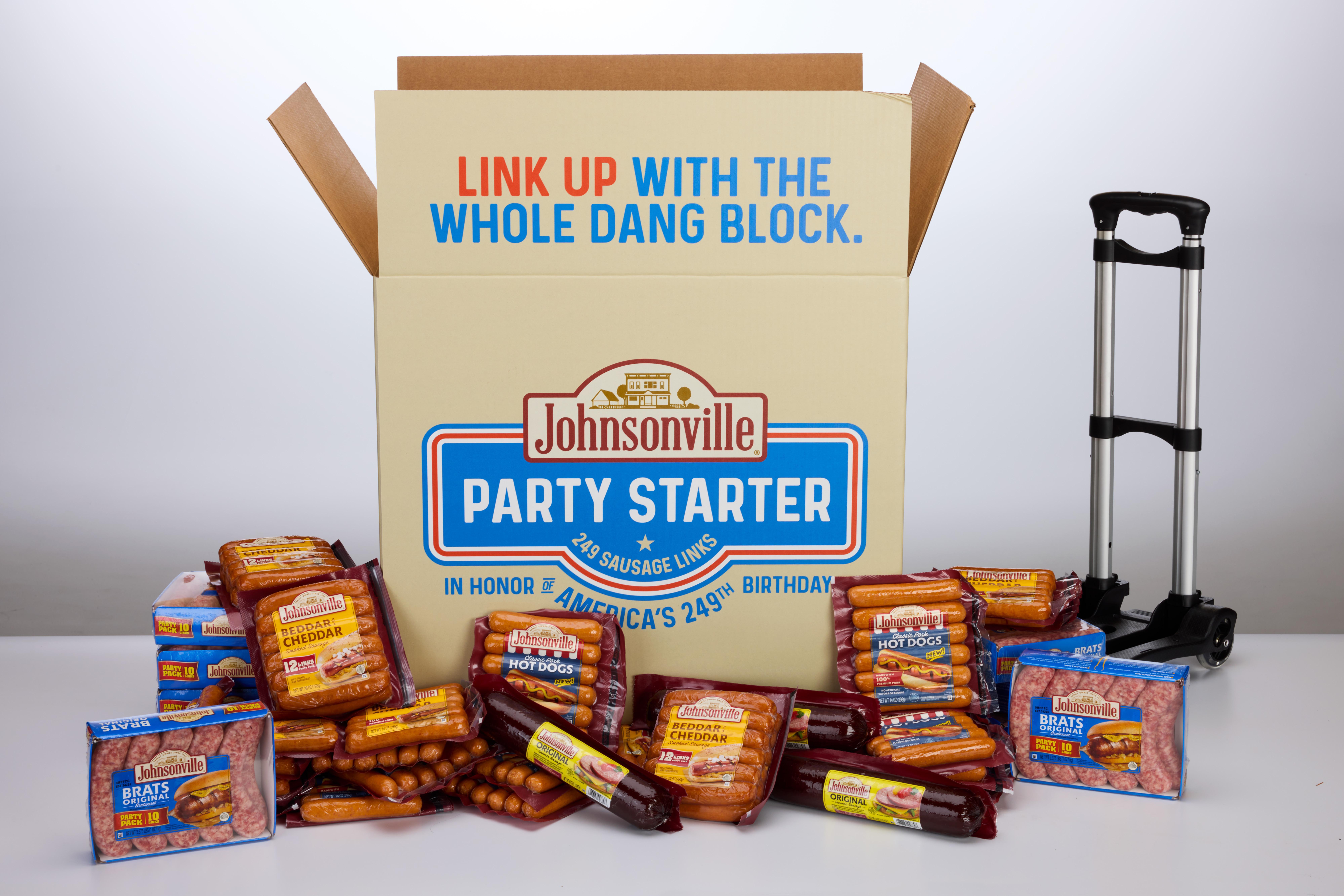 Johnsonville 249-link party pack