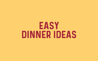 Recipe Fatigue? Try these dinners!