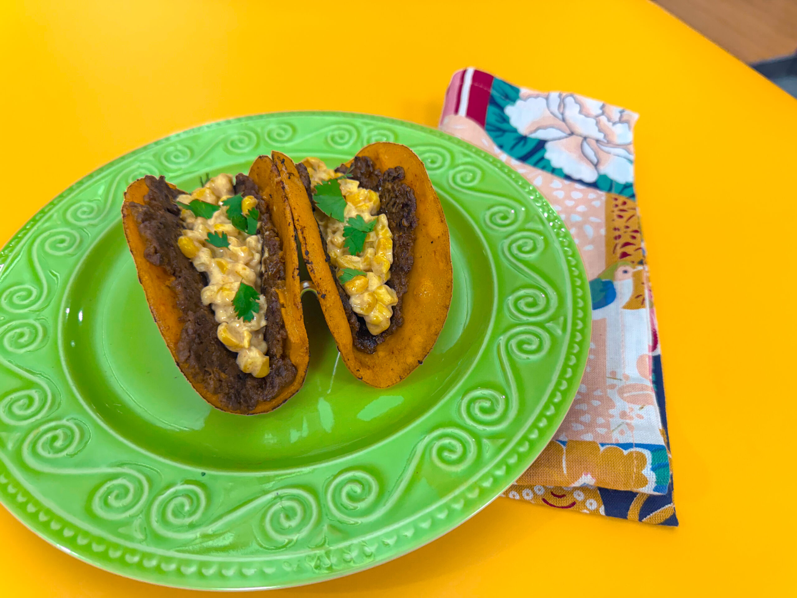 street corn smash tacos