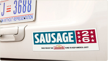Bumper sticker magnet