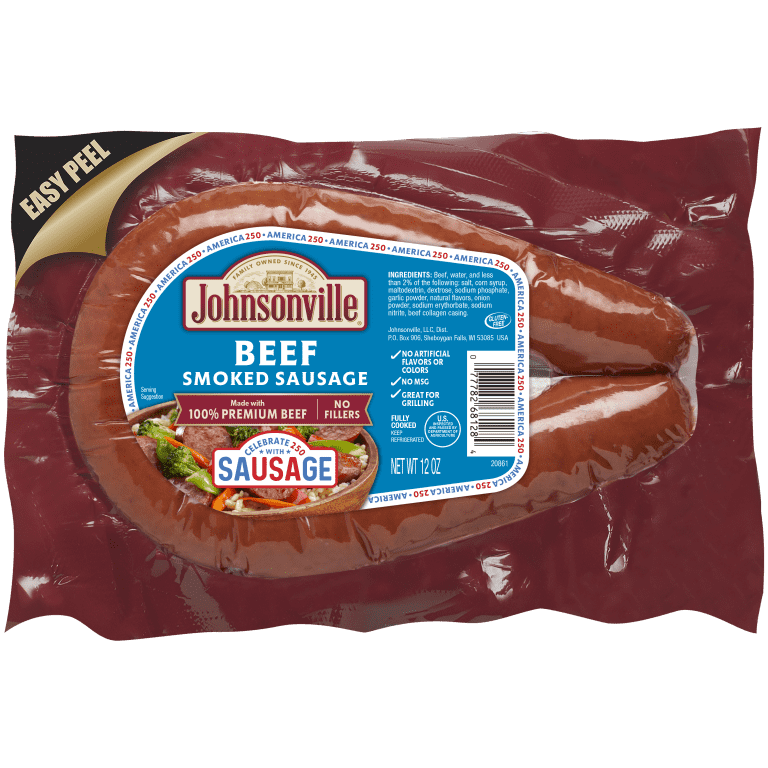 Beef sausage rope
