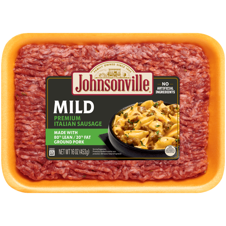 Mild premium ground sausage